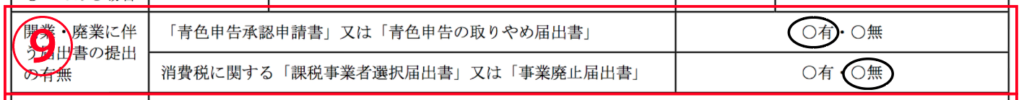 開業届の書き方