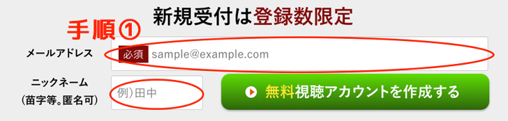 登録方法